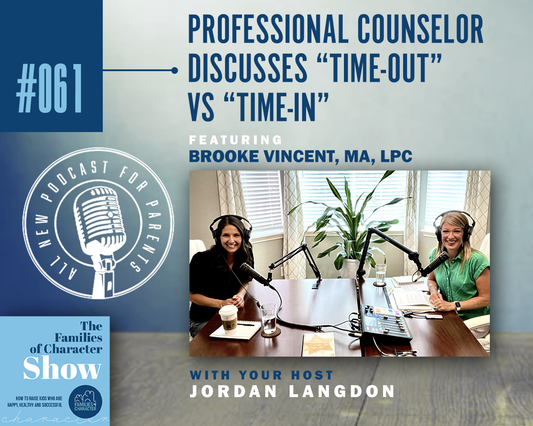 Professional Counselor Discusses “Time-Out” vs “Time-In”